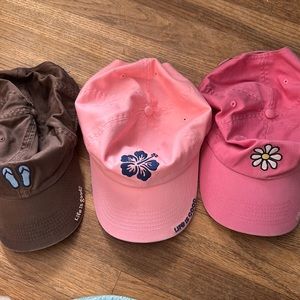 Life is Good Hats. Set of 3!